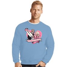 Load image into Gallery viewer, Daily_Deal_Shirts Crewneck Sweater, Unisex / Small / Powder Blue You&#39;re Gonna Need A Wheelchair
