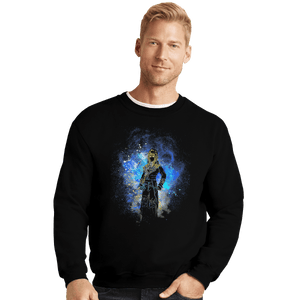 Shirts Crewneck Sweater, Unisex / Small / Black Goblin King Art
