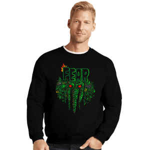 Secret_Shirts Crewneck Sweater, Unisex / Small / Black Fear-Thing