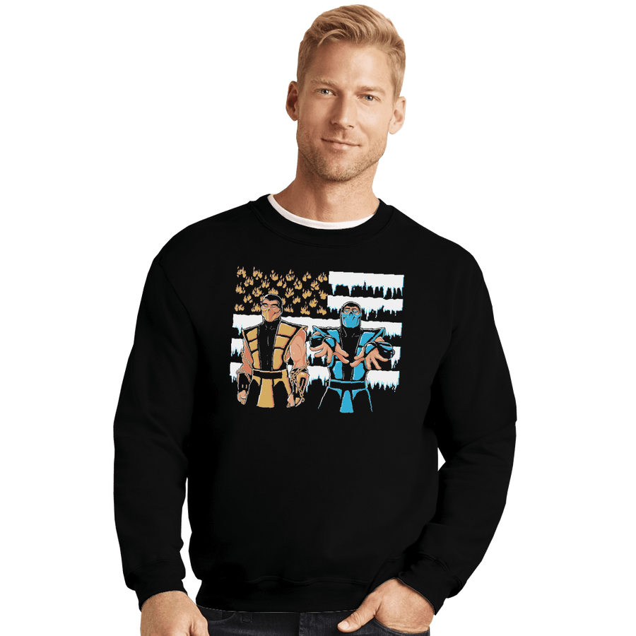 Shirts Crewneck Sweater, Unisex / Small / Black Black Dragonia