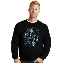 Load image into Gallery viewer, Daily_Deal_Shirts Crewneck Sweater, Unisex / Small / Black Bride &amp; Victor Card
