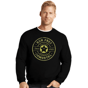 Shirts Crewneck Sweater, Unisex / Small / Black Star