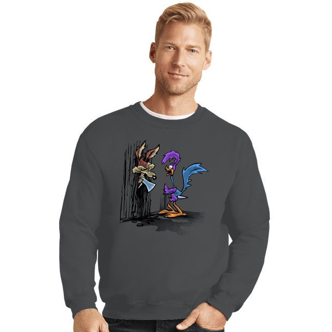 Secret_Shirts Crewneck Sweater, Unisex / Small / Charcoal The Shining Cartoon