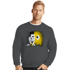 Shirts Crewneck Sweater, Unisex / Small / Charcoal Ghost
