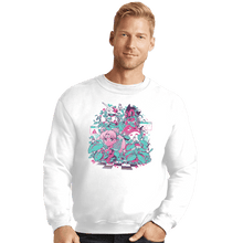 Load image into Gallery viewer, Shirts Crewneck Sweater, Unisex / Small / White A N I M E W A V E
