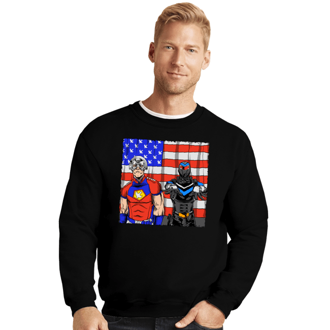 Secret_Shirts Crewneck Sweater, Unisex / Small / Black Time To Rock!