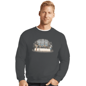 Shirts Crewneck Sweater, Unisex / Small / Charcoal Magic Dinner