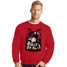 Load image into Gallery viewer, Secret_Shirts Crewneck Sweater, Unisex / Small / Red Homunculus
