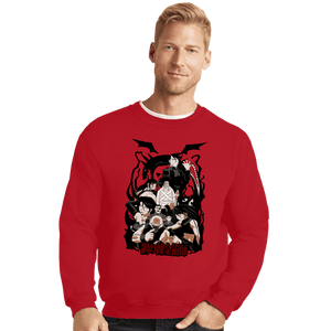 Secret_Shirts Crewneck Sweater, Unisex / Small / Red Homunculus