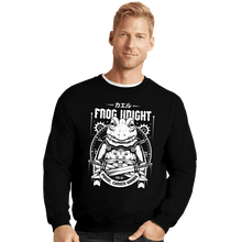 Load image into Gallery viewer, Shirts Crewneck Sweater, Unisex / Small / Black Frog
