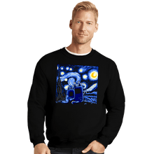 Load image into Gallery viewer, Secret_Shirts Crewneck Sweater, Unisex / Small / Black Bluey Night
