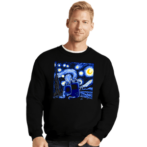 Secret_Shirts Crewneck Sweater, Unisex / Small / Black Bluey Night