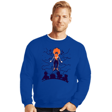 Load image into Gallery viewer, Daily_Deal_Shirts Crewneck Sweater, Unisex / Small / Royal Blue Max Rescue
