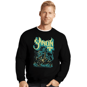 Shirts Crewneck Sweater, Unisex / Small / Black Monstrous Prince Of Darkness