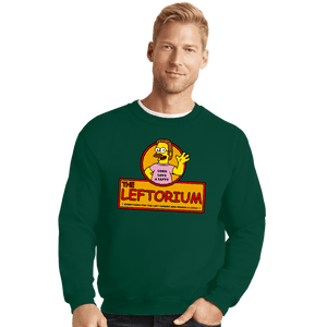 Secret_Shirts Crewneck Sweater, Unisex / Small / Forest Leftorium