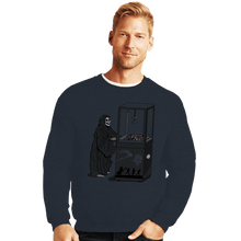 Load image into Gallery viewer, Shirts Crewneck Sweater, Unisex / Small / Dark Heather Death Is Random
