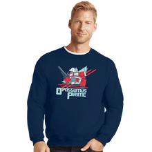 Load image into Gallery viewer, Shirts Crewneck Sweater, Unisex / Small / Navy Opossumus Prime

