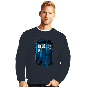 Shirts Crewneck Sweater, Unisex / Small / Dark Heather Time-And-Space
