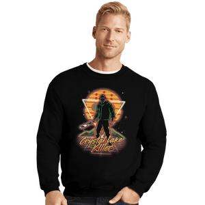 Shirts Crewneck Sweater, Unisex / Small / Black Retro Camper Killer