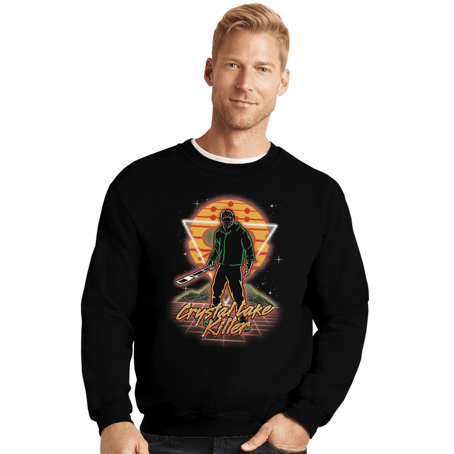 Shirts Crewneck Sweater, Unisex / Small / Black Retro Camper Killer