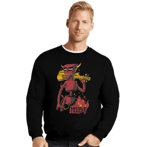 Shirts Crewneck Sweater, Unisex / Small / Black Hellbot