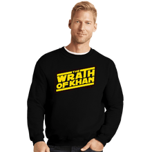 Load image into Gallery viewer, Secret_Shirts Crewneck Sweater, Unisex / Small / Black Wrath Of Khan
