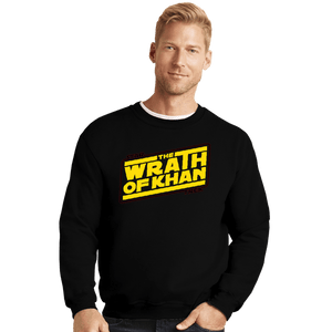 Secret_Shirts Crewneck Sweater, Unisex / Small / Black Wrath Of Khan