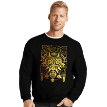 Load image into Gallery viewer, Daily_Deal_Shirts Crewneck Sweater, Unisex / Small / Black Legend Of Termina
