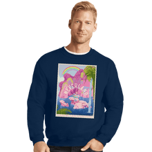 Load image into Gallery viewer, Shirts Crewneck Sweater, Unisex / Small / Navy Visit Neverland
