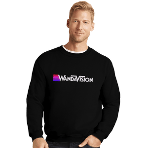 Shirts Crewneck Sweater, Unisex / Small / Black RetroVision