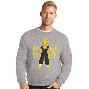 Shirts Crewneck Sweater, Unisex / Small / Sports Grey Vegeta Lawrence