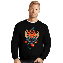 Load image into Gallery viewer, Shirts Crewneck Sweater, Unisex / Small / Black Tygra Ninja
