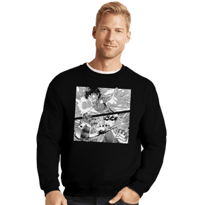 Shirts Crewneck Sweater, Unisex / Small / Black Versus