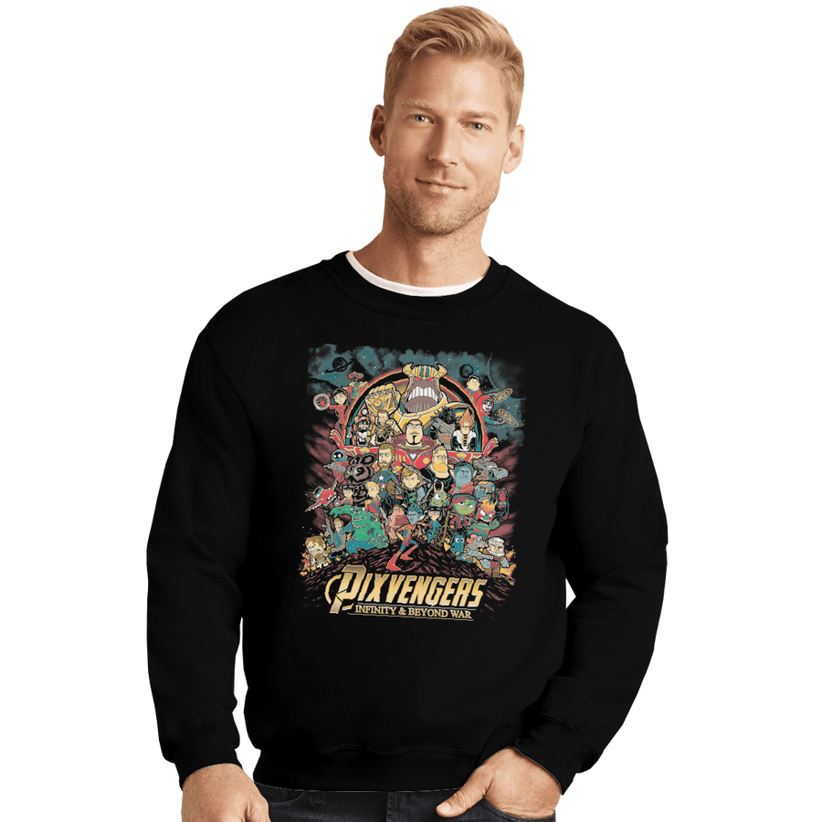 Shirts Crewneck Sweater, Unisex / Small / Black Beyond War
