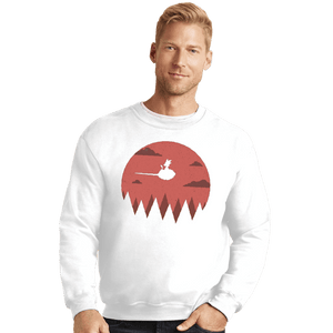 Shirts Crewneck Sweater, Unisex / Small / White Magic Cloud