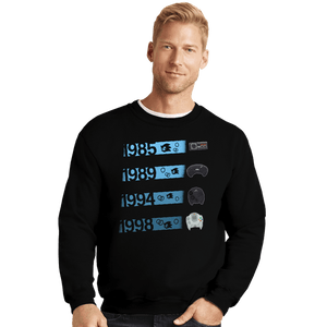 Daily_Deal_Shirts Crewneck Sweater, Unisex / Small / Black Blast Processing