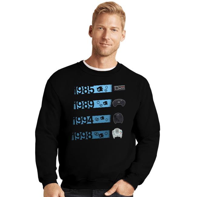 Daily_Deal_Shirts Crewneck Sweater, Unisex / Small / Black Blast Processing