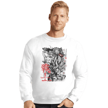 Load image into Gallery viewer, Shirts Crewneck Sweater, Unisex / Small / White Legend Of The Saiyan
