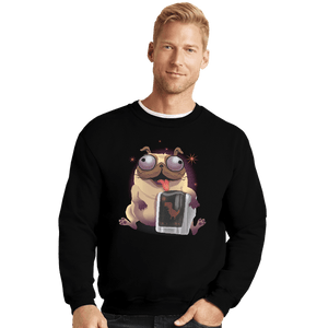 Daily_Deal_Shirts Crewneck Sweater, Unisex / Small / Black Error System Machine