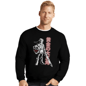 Shirts Crewneck Sweater, Unisex / Small / Black Link, Hero of Time