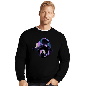 Daily_Deal_Shirts Crewneck Sweater, Unisex / Small / Black Wednesday Shadows