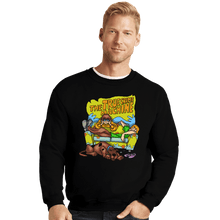Load image into Gallery viewer, Daily_Deal_Shirts Crewneck Sweater, Unisex / Small / Black The True Crime Machine
