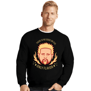 Secret_Shirts Crewneck Sweater, Unisex / Small / Black Zen Flavor
