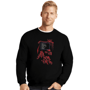 Shirts Crewneck Sweater, Unisex / Small / Black Horrible Night