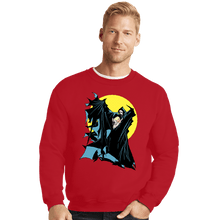 Load image into Gallery viewer, Daily_Deal_Shirts Crewneck Sweater, Unisex / Small / Red Pick Up The Phone
