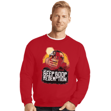 Load image into Gallery viewer, Shirts Crewneck Sweater, Unisex / Small / Red R2&#39;s Redemption
