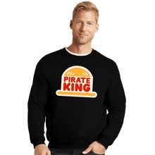 Load image into Gallery viewer, Secret_Shirts Crewneck Sweater, Unisex / Small / Black Pirate King
