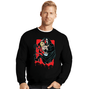 Shirts Crewneck Sweater, Unisex / Small / Black Just Some Scary Movie