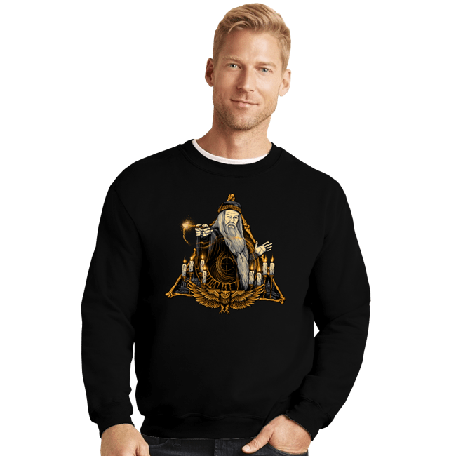 Daily_Deal_Shirts Crewneck Sweater, Unisex / Small / Black The Headmaster