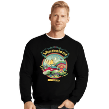 Load image into Gallery viewer, Secret_Shirts Crewneck Sweater, Unisex / Small / Black Wonderland Dreamer
